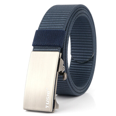 

120CM Military Tactical Nylon Belt Designer Jeans Belt Men Automatic Buckle High Quality New Belt for Men Design Luxury 2019