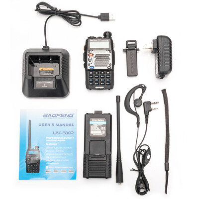

Lightweight 74V 3000mAh 8W Dual-band Walkie Talkie Earphone