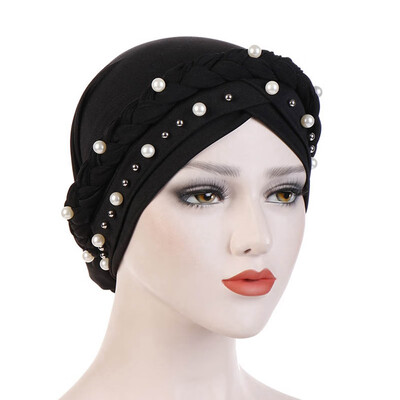 

Women Lady Muslim Braid Head Hijab Turban Wrap Cover​ Cancer Chemo Cap Hat