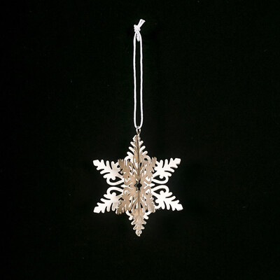 

Hanging Snowflake Pendant Cutout Hollow Home Christmas Tree Ornament DIY Display