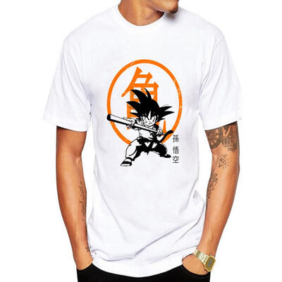 

New 3D Mens Modal Dragon Ball T Shirt Short Sleeve O-Neck Men Shirts Saiyan Summer Brand Clothing P12z6-12