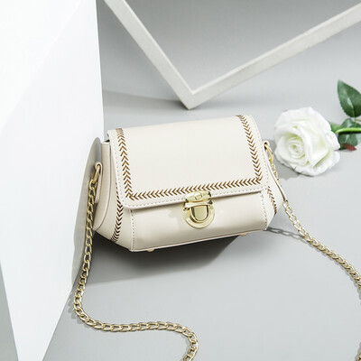 

Summer ins popular ladies summer small fresh fashion one - shoulder satchel all tide