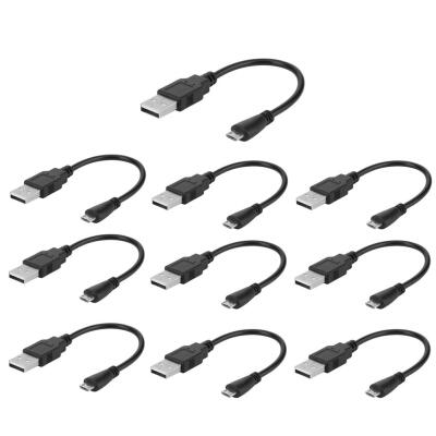 

10pcs 10cm Short Micro USB 1A Charging Data Cable for Android Phone Tablet