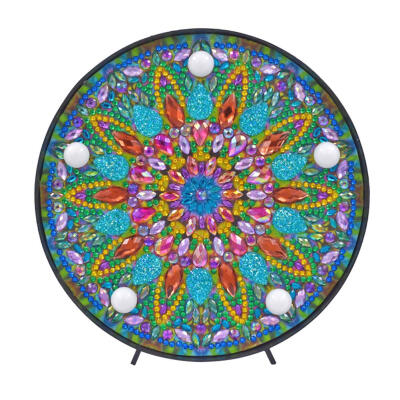 

DIY Mandala LED Diamond Painting Light Box Cross Stitch Embroidery Lamp