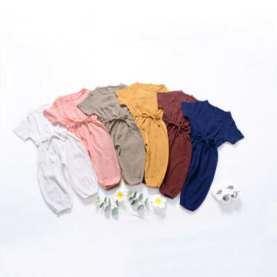 

Baby Kids Boy Girl Infant Romper Jumpsuit Bodysuit Cotton Clothes Outfits Set