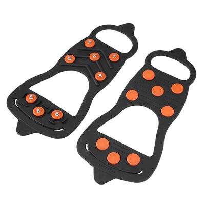 

1 Pair 8 Tooth Shoe Nail Snow Ice Climbing Non Slip Spikes Grips Crampon