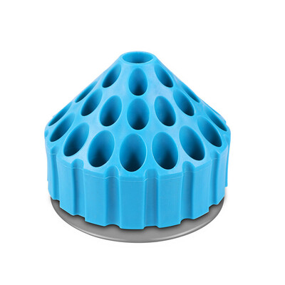 

〖Follure〗Blue Rotating Drill Bit Storage Case Stand Holder Display Box Hard Plastic