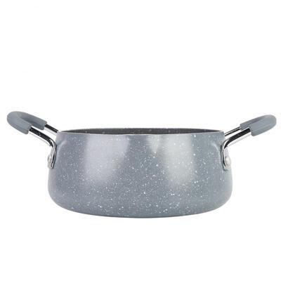 

Greensen Medical Stone Pot Frying Pan with Drain Rack Outdoor Picnic Portable