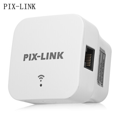

PIXLINK LV - WR12 Wireless WiFi Repeater Range Extender Booster 300Mbps