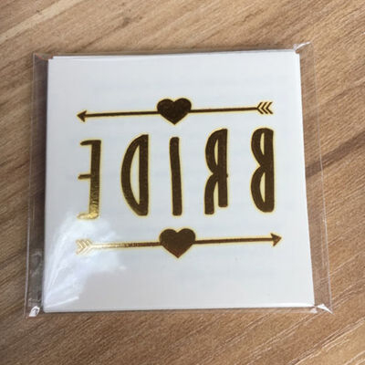 

12pc Bridesmaid Team Temporary Tattoo Sticker Party Sticker Decoration Marriage Bride To Be Bridal Wedding