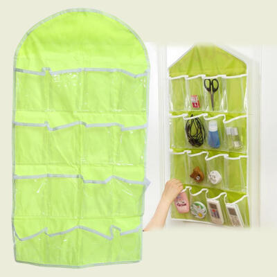 

16 Grids Wardrobe Hanging Bags Socks Briefs Organizer Clothing Hangers