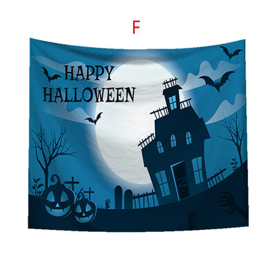 

Toponeto Tapestry Halloween Trick Horror Ghost Hanging On Home Wall Decoration Accessories Blanket