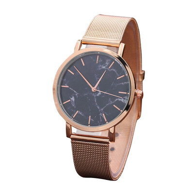 

Marble pattern ladies watch explosion models steel mesh belt watch female ultra-thin quartz female watch manufacturers wholesale G