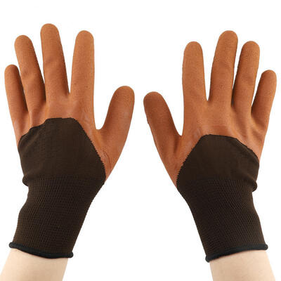 

Greensen 1Pair Non-slip Waterproof Labor Work Garden Gloves Handling Gloves