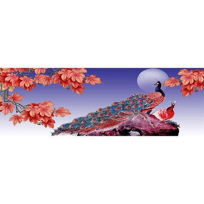 

5D DIY Full Drill Diamond Painting Red Peafowl Cross Stitch Embroidery Kits