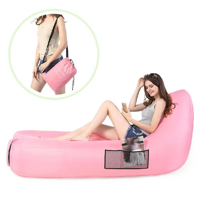

Inflatable Lounger Air Beds Portable Sleeping Couch for Traveling Camping Beach Backyard
