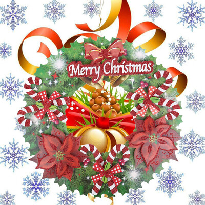 

〖Follure〗Romantic String Hanging Charm Party Decoration Christmas Tree Ornament Wreath