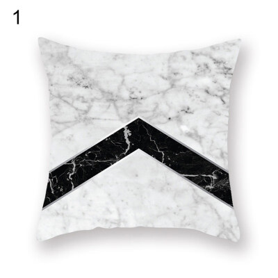 

Marble Grain Love Happy Pillow Case Cushion Cover Sofa Bed Car Cafe Office Decor