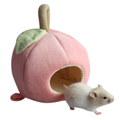 

Siaonvr Cute Plush Winter Warm Hamster Hedgehog Rat Squirrel Nest Bed House