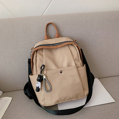 

Chic bag female 2019 new fashion Harajuku simple Korean version of the summer tide wild hit color casual backpack