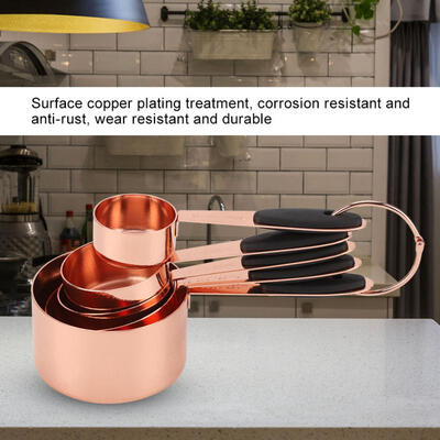 

Greensen 5Pcs Stainless Steel Baking Spoons Measuring Cups Multi-functional Kitchen Cooking Tool