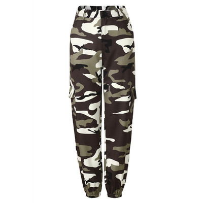 

Fashion Womens Camouflaged Camo Loose Trousers Cool Pants Sport Army Casual Capris