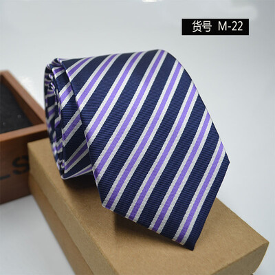 

New spot tie business dress mens tie polyester yarn arrow type 8CM business tie wholesale