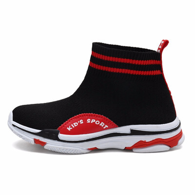

Socks shoes children 2018 autumn new wave girls elastic high-knit shoes boys casual sports shoes
