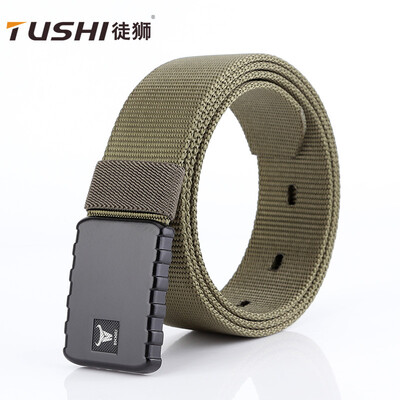 

Tactical quick double hook fast release fire belt reflective strip nylon belt