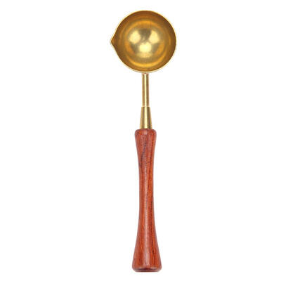 

Retro Wax Sealing Stamp Metal Wax Stick Wooden Handle Sealing Wax Spoon