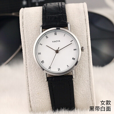 

South Korea fashion watches female students Korean version of simple leisure atmosphere quartz watch belts mens watches lovers wa