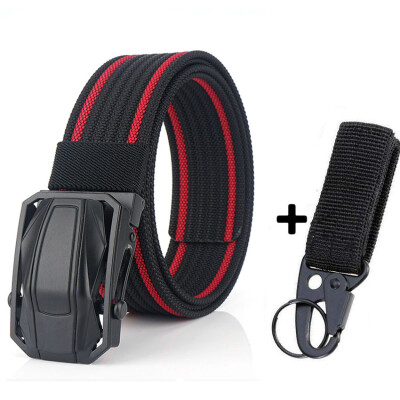 

High Quality Military Equipment Canvas Belt For Men Tactical Designer Jeans Belt Nylon Strap Sports Car Design Buckle Waist Belt