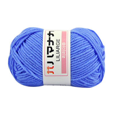 

Toponeto 1PC 25g Chunky Colorful Hand Knitting Milk Cotton Crochet Knitwear Wool A