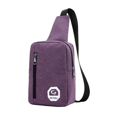 

Tailored Portable Headphone Plug Casual Sports Backpack Crossbody Shoulder Bag Chest Bag