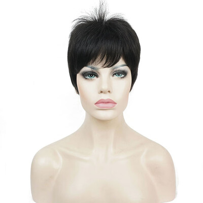 

StrongBeauty Super Short Layered&Spikey Blonde Full Synthetic Wig Wigs Black Brown COLOUR CHOICES