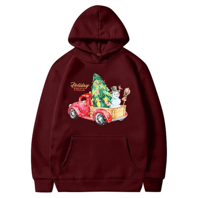 

Toponeto Mens Casual Round Neck Printed Long Sleeve Hoodies Pockets Top Sweatshirt