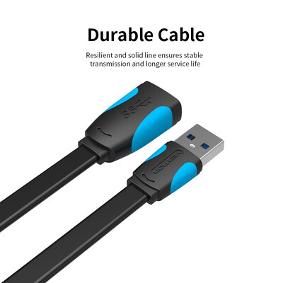 

VENTION USB 30 Extension Cable Male to Female USB Extender with Signal Booster 5Gbps Faster Speed Universal Compatibility 3m984