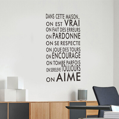 

〖Follure〗Inspirational Family Words Quote Vinyl Family Wall Sticker Decal Art Decoration