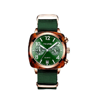 

TEVISE T860 Men Sport Watches Waterproof Outdoor Wristwatch Mens Quartz Male Watch Military Army Watch Dual Display for Men