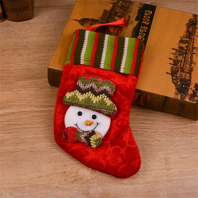 

Tailored Christmas gift Christmas Stocking Mini Sock Santa Claus Candy Gift Bag Xmas