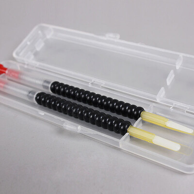 

2 Pcs Beekeeping Bee Queen Larva Transfer Needle Pipe Growing Tool With Spring