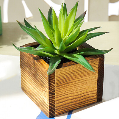 

Creative Ornaments Mini Simulation Succulent Bonsai Artificial Flowers With Pot