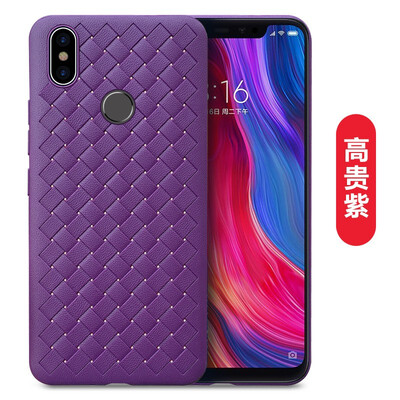 

Silicone Grid Weaving Fitted Cases For Xiaomi8 2018 Hot Sales Business Ventilation Dissipate heat Phone Cases for Xiaomi 8SE