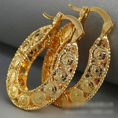 

guangxichuangshengxinfu EarringsVintage Ethiopian Bride Wedding Earrings Jewelry