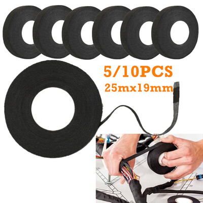 

NEW 3510 Roll 19mm x 25m High Temp Adhesive Cloth Tape Cable Looms Wiring Harness