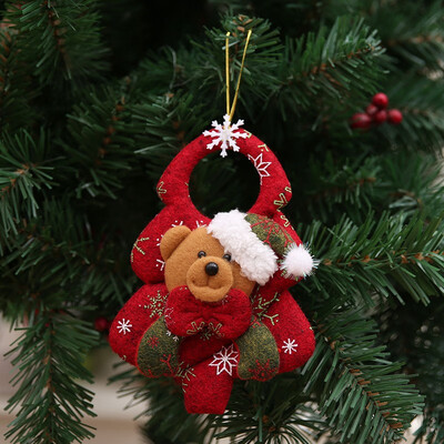

Christmas Tree Decorations Santa Claus Pendants Decor Hanging Ornament Gift