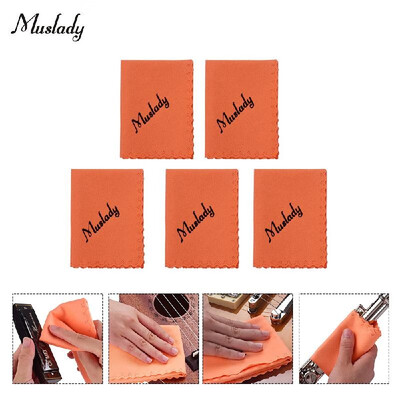 

Muslady Musical Instrument Cleaning Cloth Clean Tool Soft Fiber Cloth for Guitar Violin Ukulele Clarinet Trumpet Saxophone Cleanin