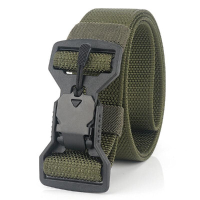 

Adjustable Webbing Belt Men Women Belts 492 Inch with Quick Release Magnetic Buckle for Camping Hiking