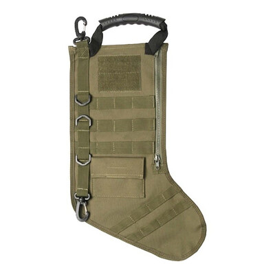 

〖Follure〗Tactical Christmas Stocking Molle Military Christmas Stocking Desert Woodland BK
