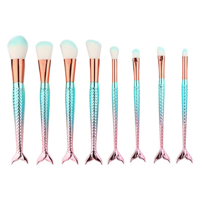 

Toponeto 8PCS Make Up Foundation Eyebrow Eyeliner Blush Cosmetic Concealer Brushes